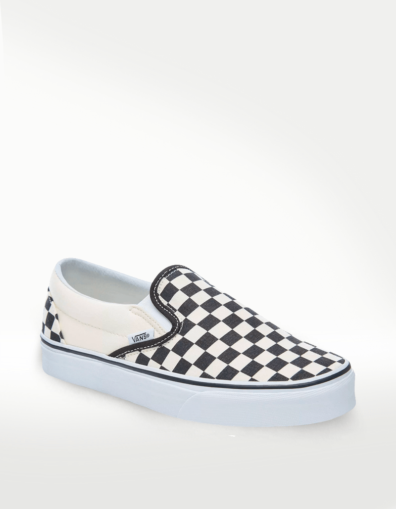 vans slip on blancos piel