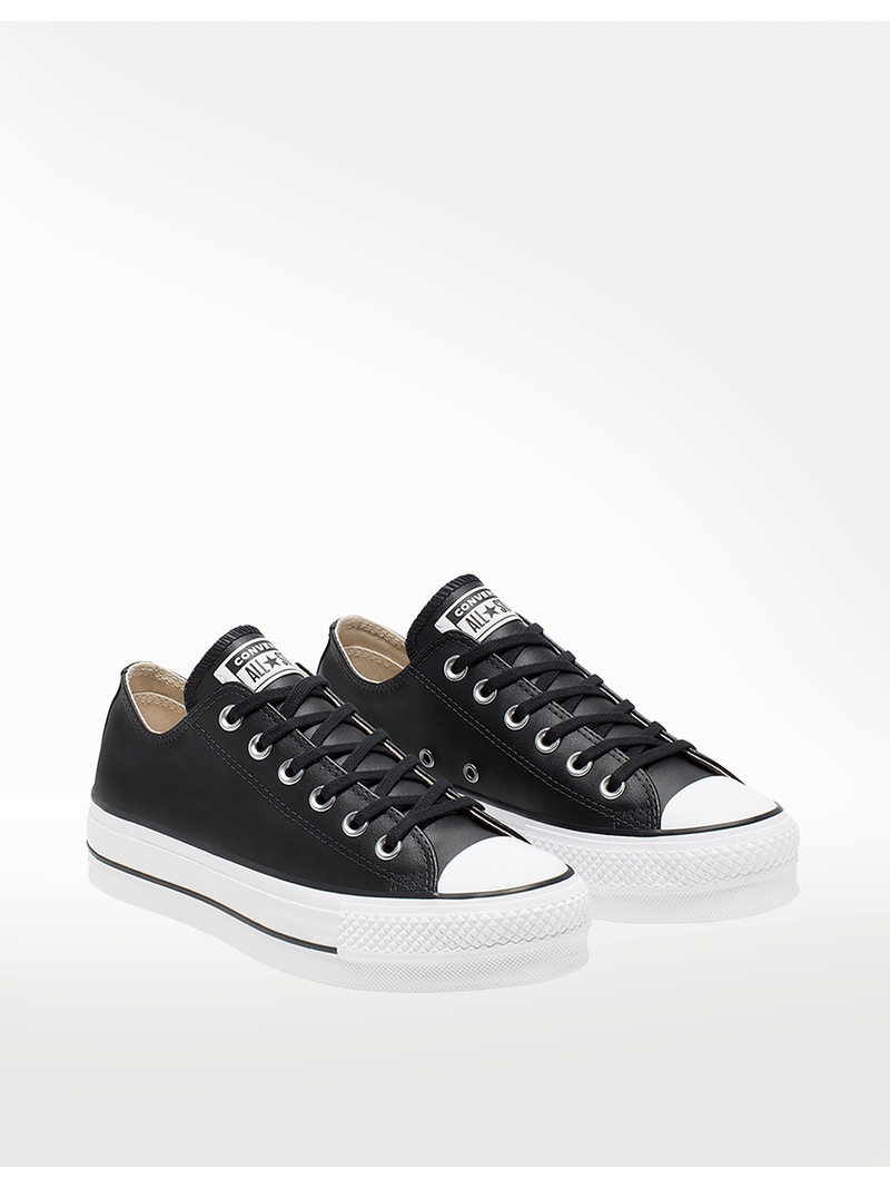 Tenis converse plataforma all star chuck negro Piel 561681