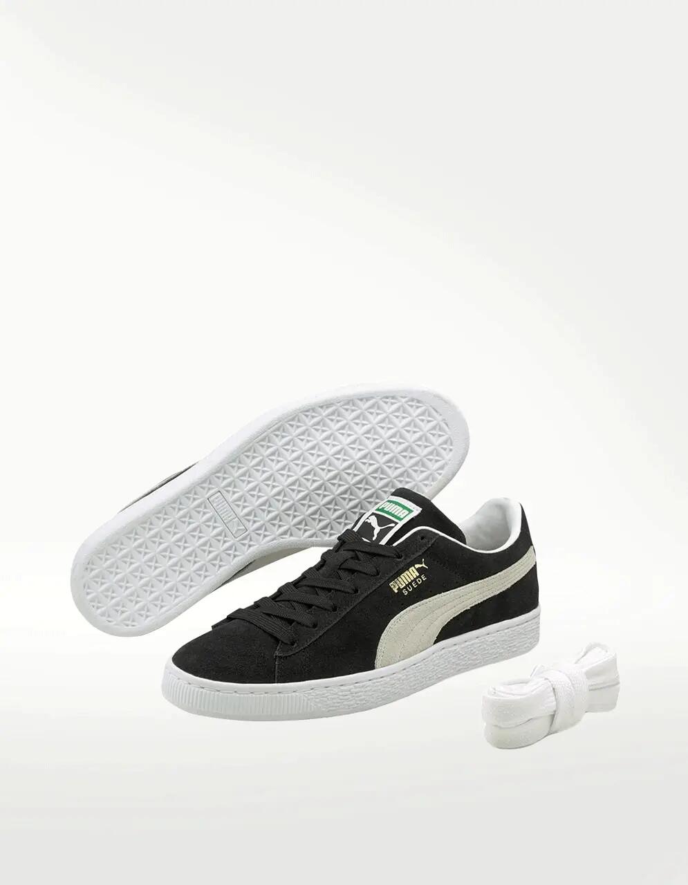 Tenis puma suede discount negro