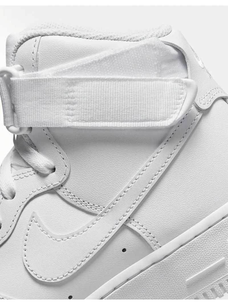 Nike Air Force 1 High en blanco monocromatico de mujer