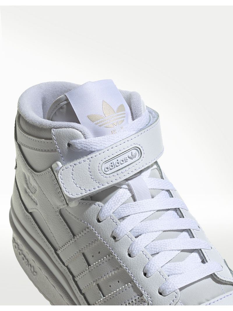 Tenis Adidas Forum Mid blancos Puedes pagar con Kueski Pay TAF MX