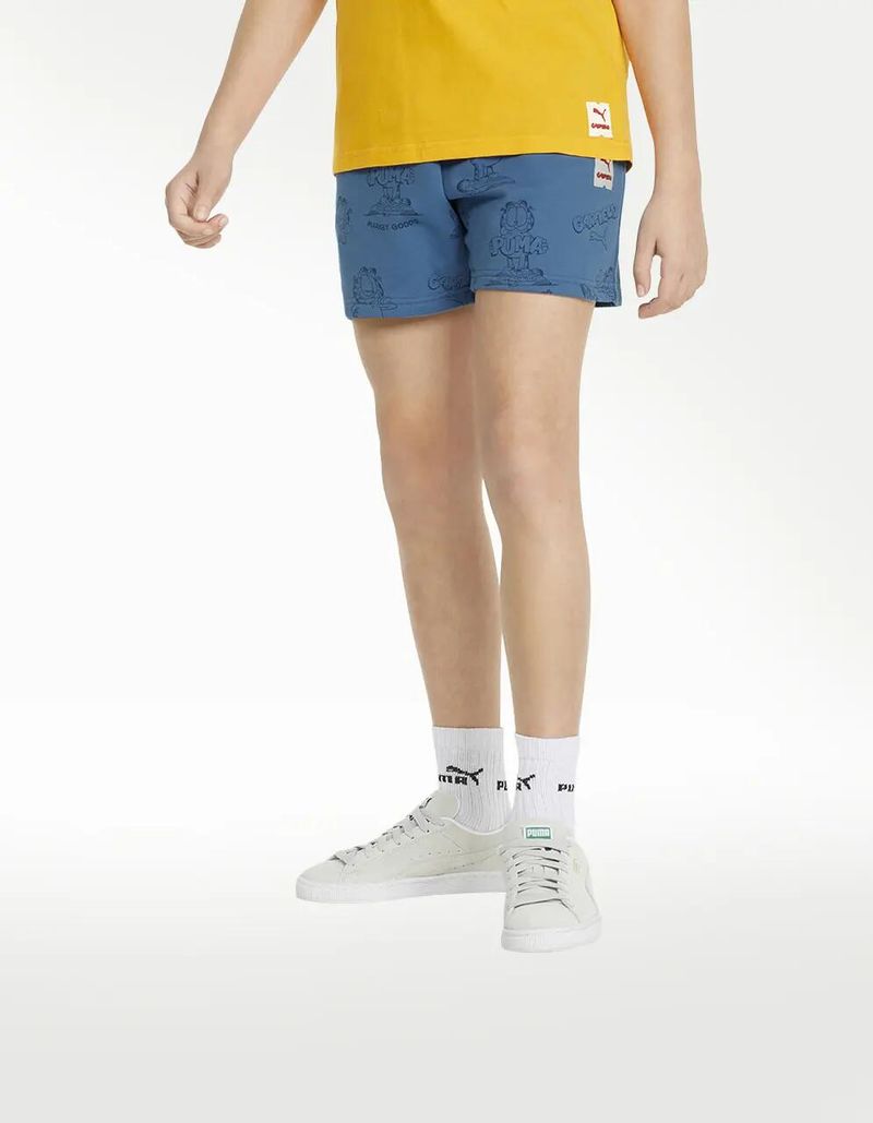 SHORT-PUMA-X-GARFIELD-AOP-SHORT-KIDS-TAF