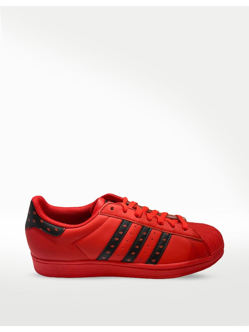 Adidas superstar 2024 rojas y blancas