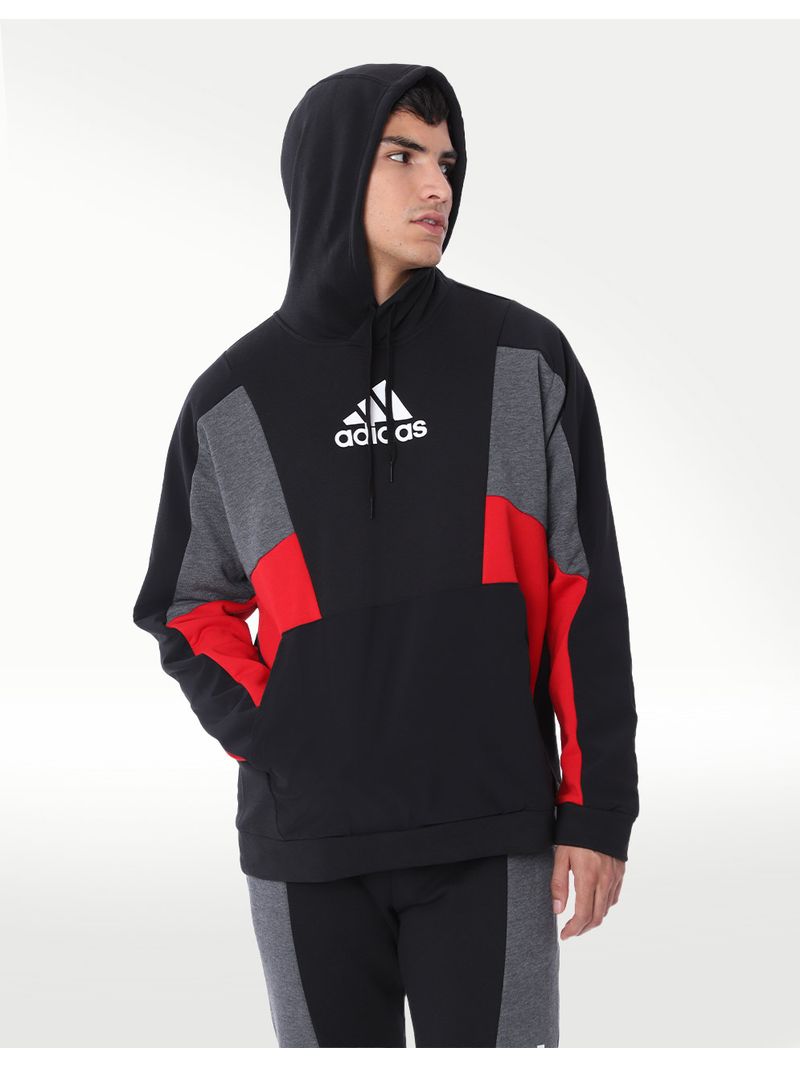 Gray and cheap red adidas hoodie