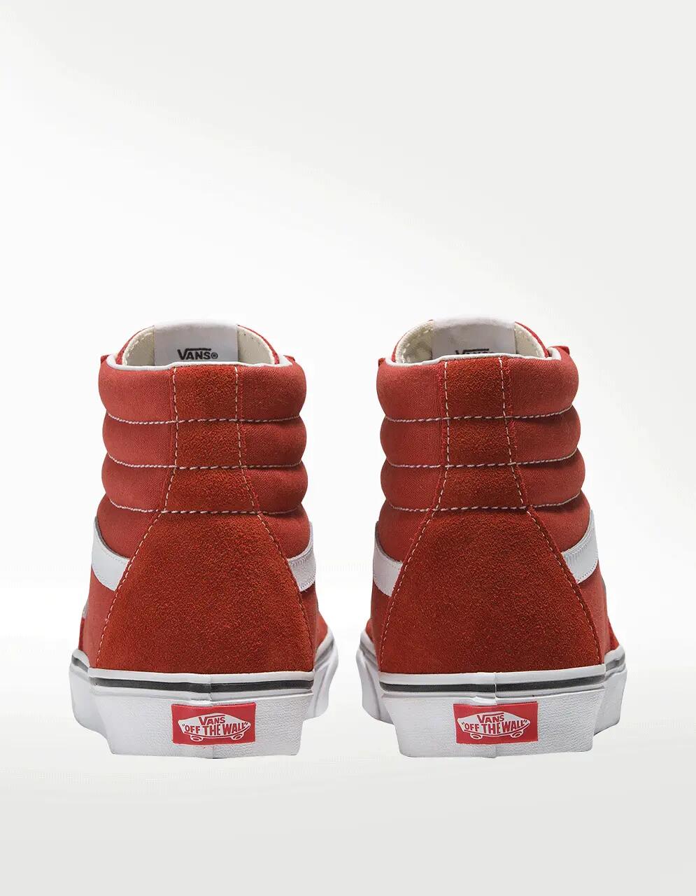 Mens vans cheap sk8 hi red