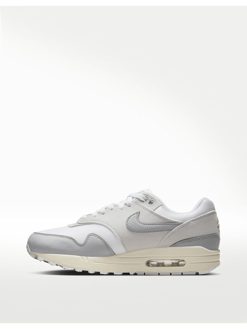 Grey and white air max 1 best sale