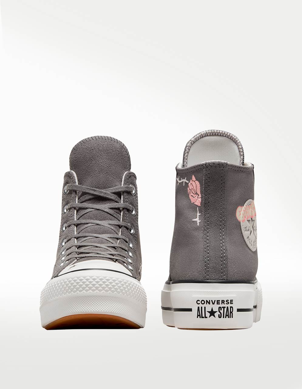 Grey star converse deals