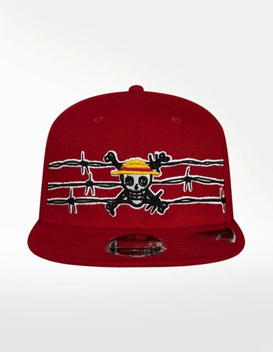 GORRA NE 950 LUFFY DRAWING ONE PIECE SCARLET