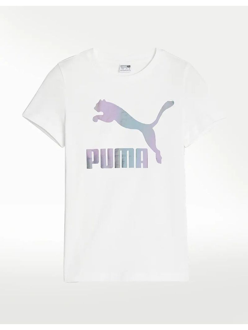 Playera Puma Classics Iridescent Logo G Ropa Kids TAF MX