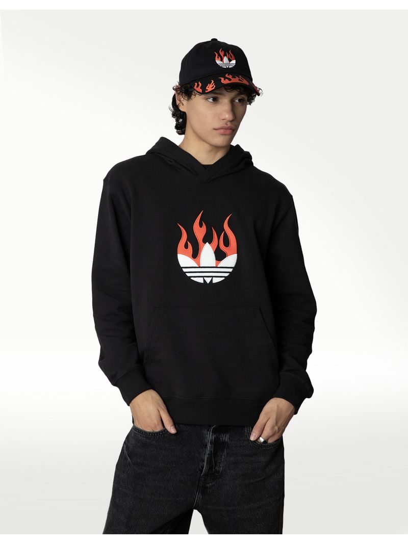 SUETER ADIDAS M FLAMES