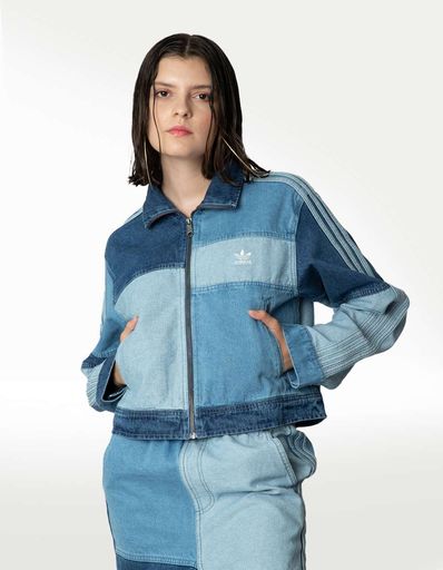TOP ADIDAS F  KSENIA SCHNAIDER LIGHT DENIM