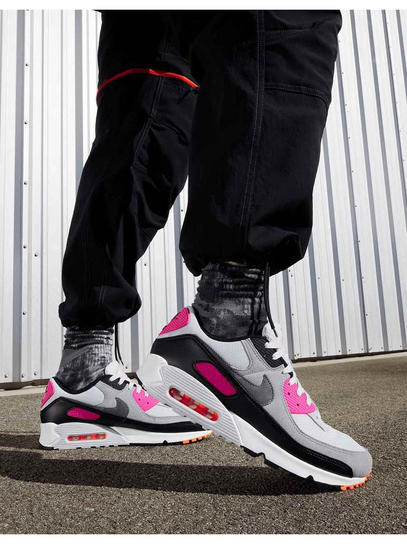 Nike air max gris con rosa online