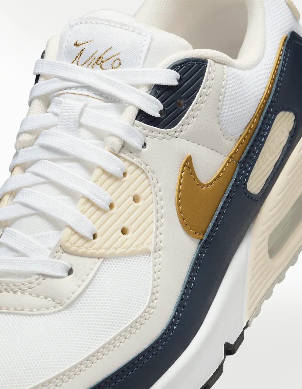 Nike Sneaker Tenis Nike Air Max 90 Azul Marino Zapatillas De