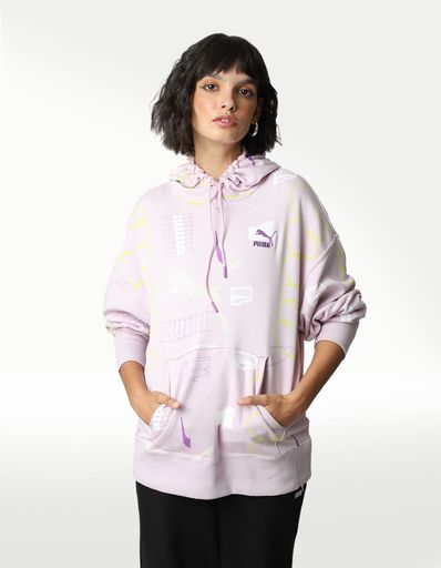 SUDADERA PUMA CLASSICS BRAND LOVE AOP TR