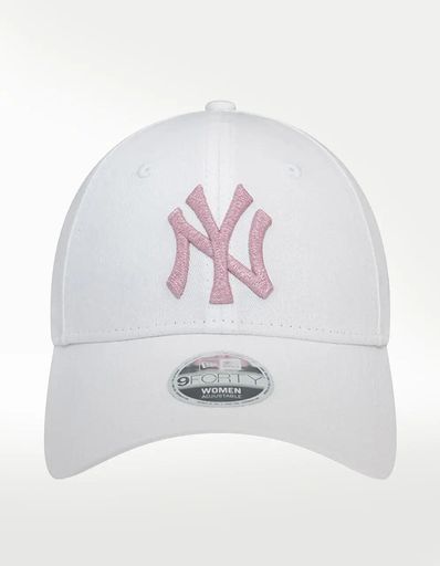 GORRA NEW ERA CAP METALLIC LOGO 9FORTY NEYYAN  WHI