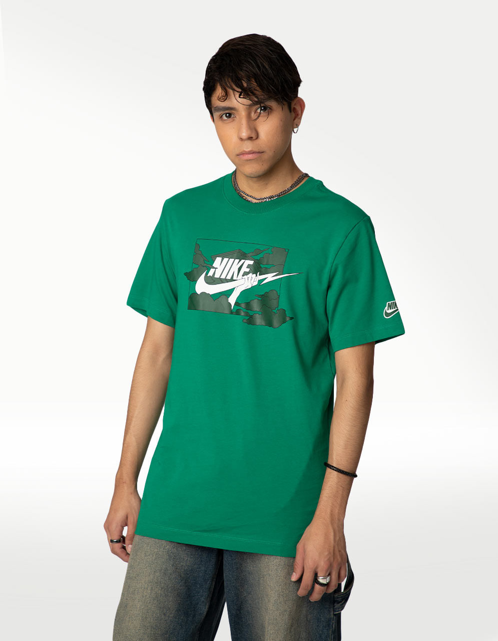 Playeras nike verdes on sale