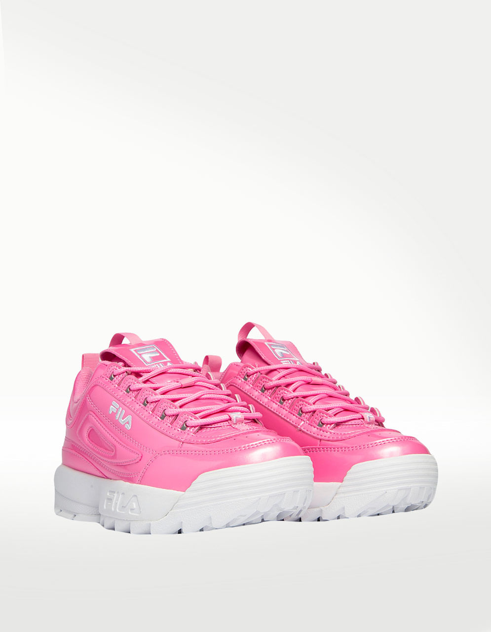 Fila orders disruptor blanco y rosa