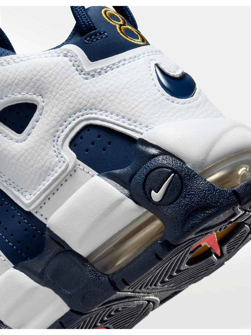 Tenis para ninos grandes Nike Air More Uptempo Blanco