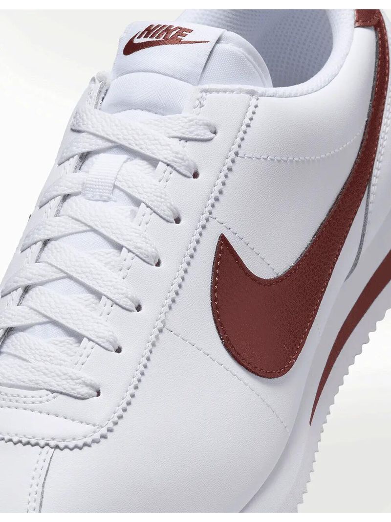 Nike cortez blanco y rojo deals