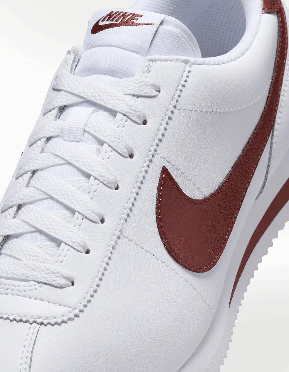 Nike cortez blanco rojo deals