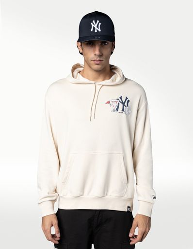 SUDADERA NEW ERA CAP MLB FOOD GRPHC OS NEYYAN LTCNVY