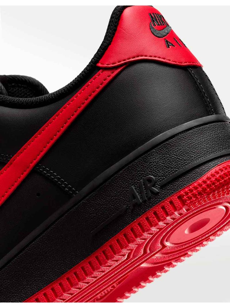 Nike lunar force 1 red and black on sale