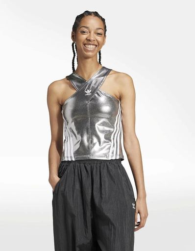 TOP ADIDAS TANK METALIC