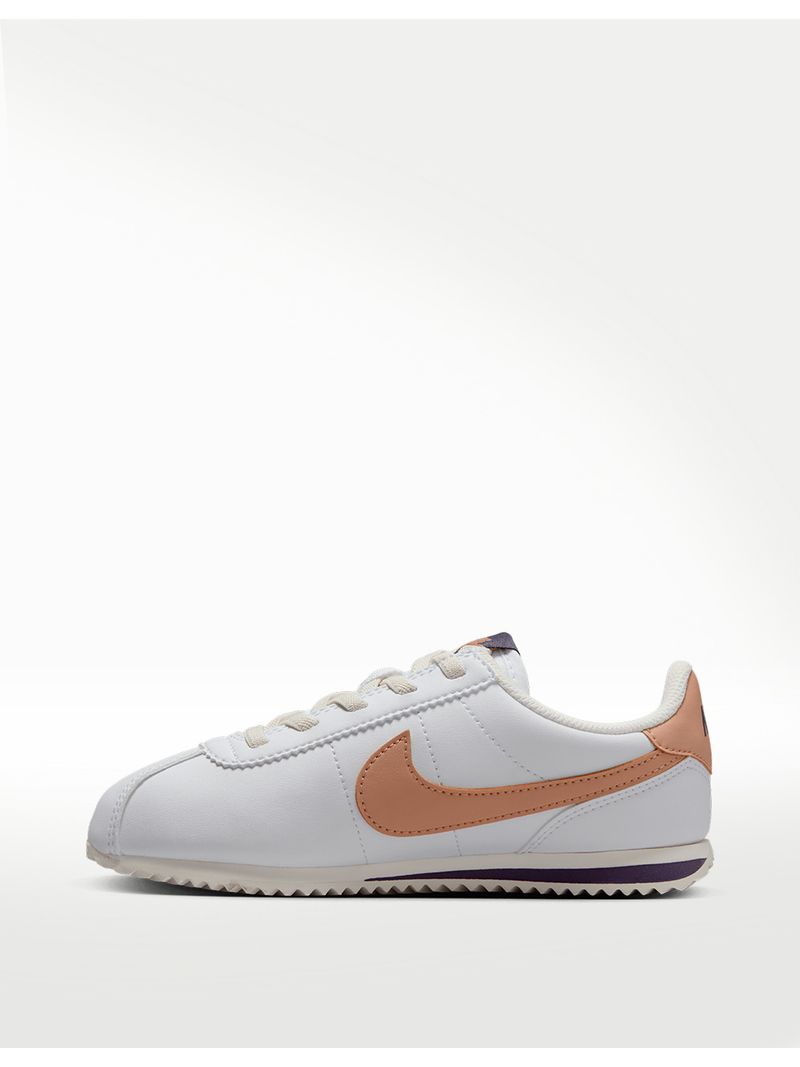 Tenis para ninos de preescolar Nike Cortez EasyOn Blanco