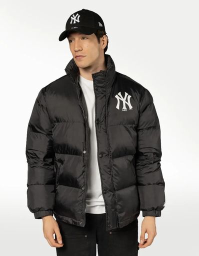 CHAMARRA NEW ERA CAP MLB NYLON PUFFER NEYYAN BLKWHI