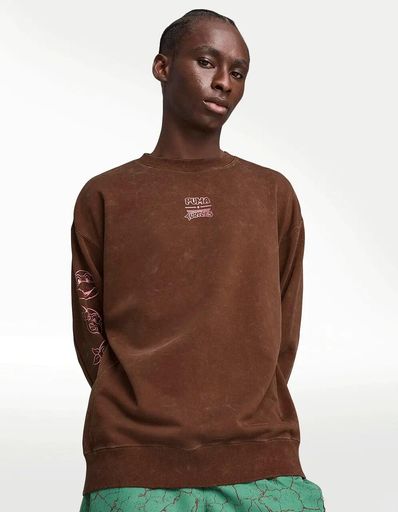 SUDADERA PUMA X TMNT RELAXED GRAPHIC TR