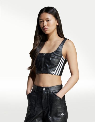 TOP ADIDAS FAUX LTHR