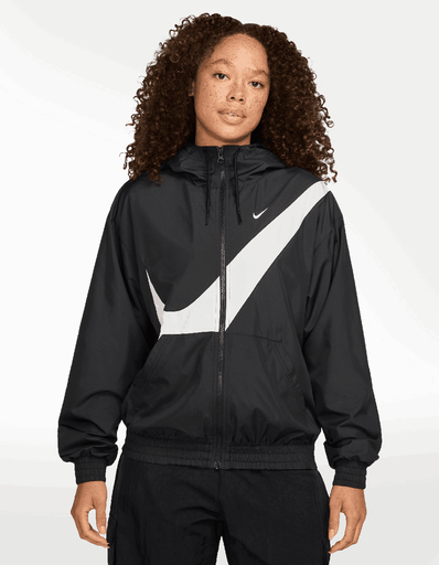 SUDADERA NIKE W NSW CLSSC WVN UV FZ LOGO