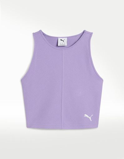 CROP TOP PUMA WARDROBE ESS RIBBED