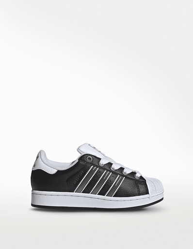TENIS ADIDAS SUPERSTAR II J      CBLACK/MSILVE/FTWWHT