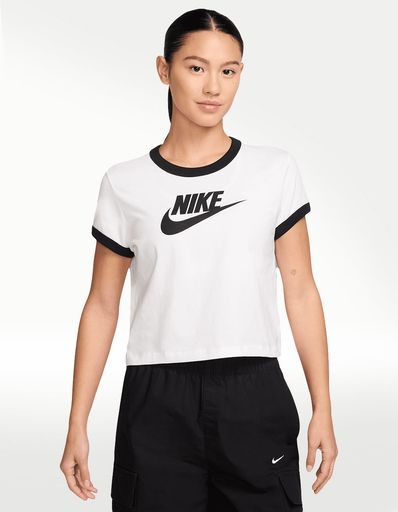 PLAYERA NIKE W NSW SS RINGER VNTG RUN