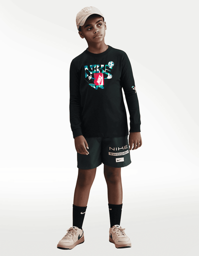 PLAYERA NIKE K NSW LS BOXY SLIDE