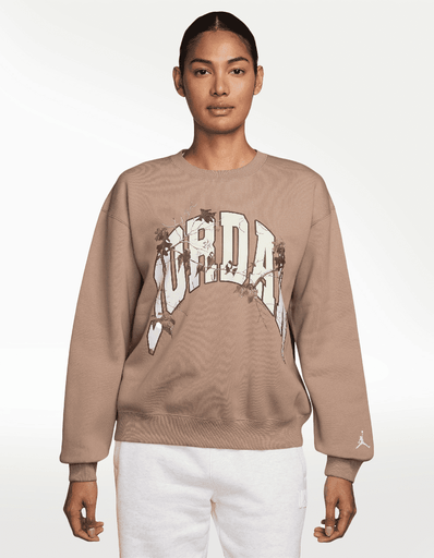 SUDADERA JORDAN W J BRK FLC CREW GFX RLT