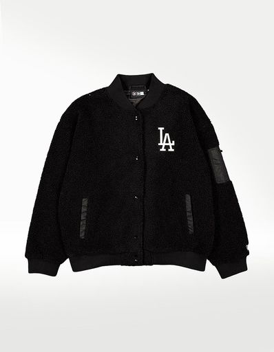 CHAMARRA NEW ERA CAP WMNS MLB OS SHERPA BOMBER LOSDOD BLK