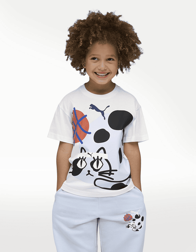 PLAYERA PUMA SPORTY CATS RELAXED GRAP
